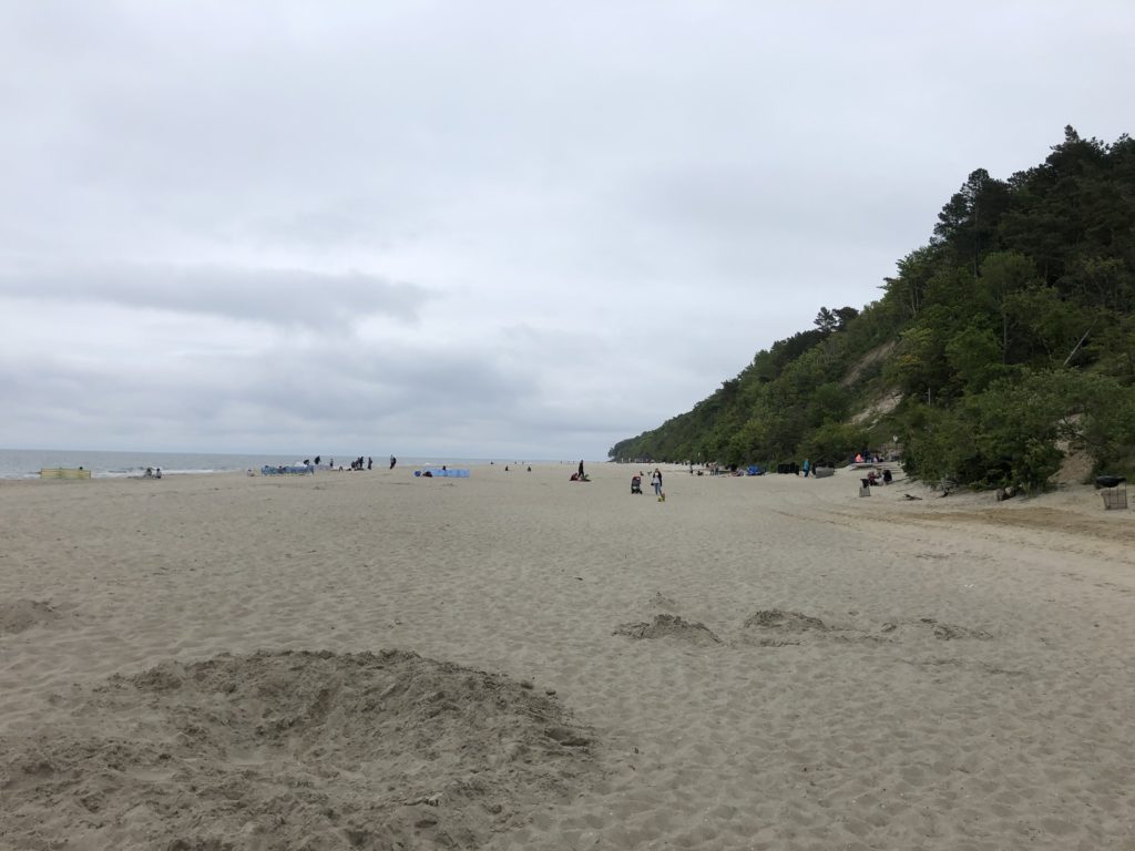 Plaża, piasek, wydmy